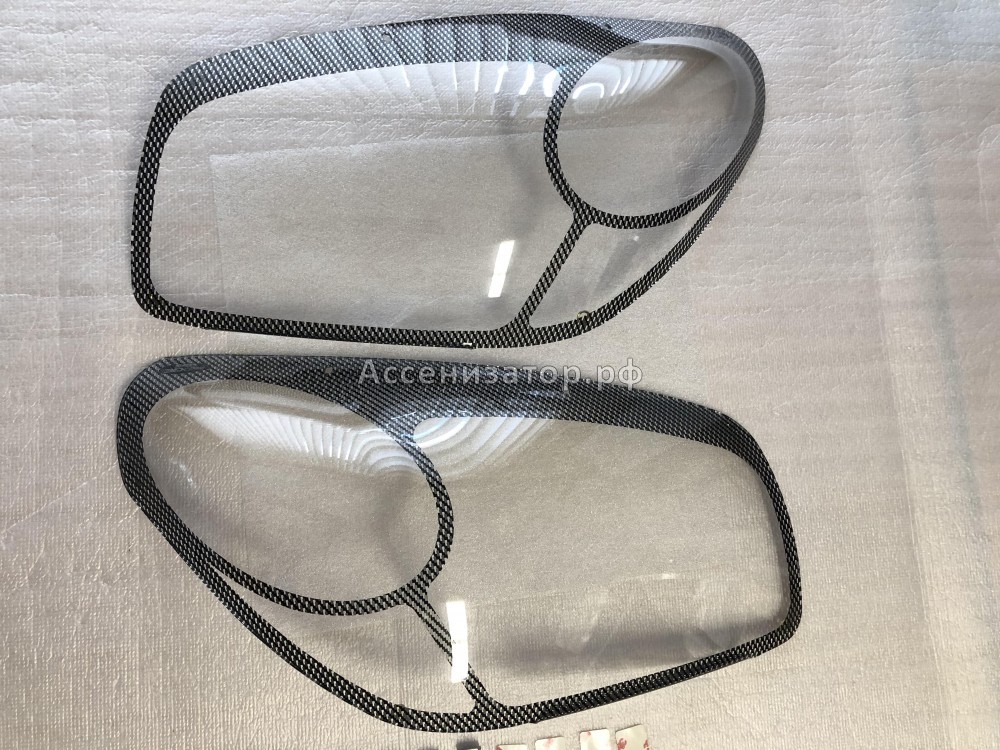 Защита передних фар TOYOTA RAV4 CA20W 2003-2005 карбон EGR 239190CF