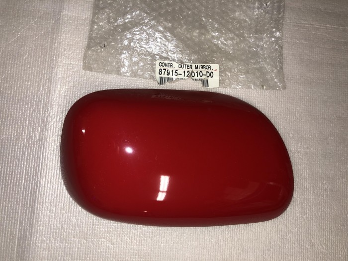 Корпус зеркала наружный красный TOYOTA COROLLA E120 8791512010D0
