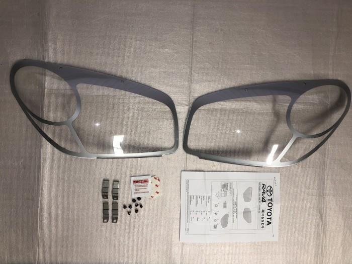 Защита фар TOYOTA RAV4 2003- (серая) PZ451X0991ZB