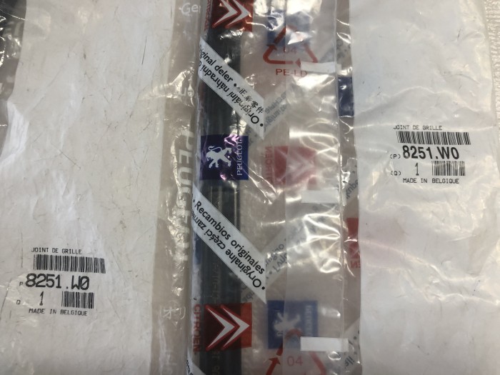 Молдинг лобового стекла PEUGEOT 407 8251W0